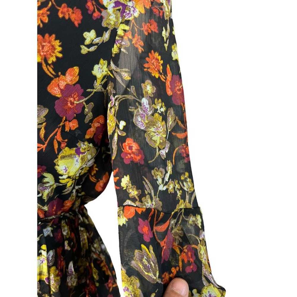 Target Basics Xhilaration | Floral Faux Wrap Dres… - image 3