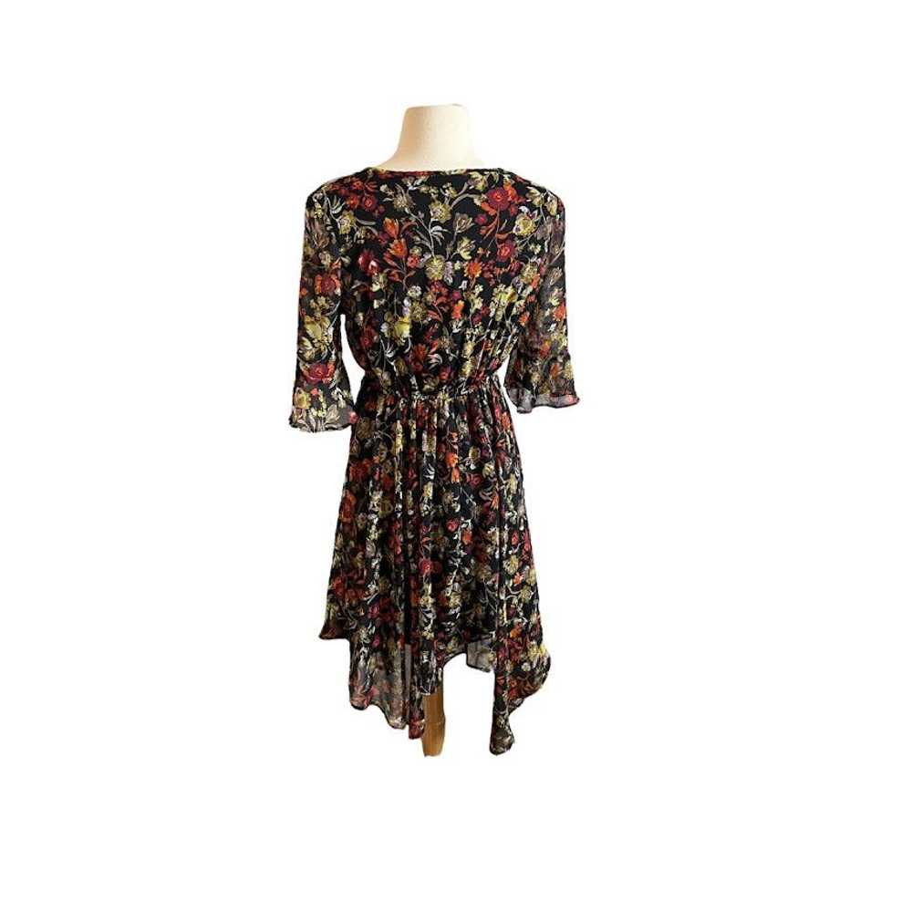 Target Basics Xhilaration | Floral Faux Wrap Dres… - image 4