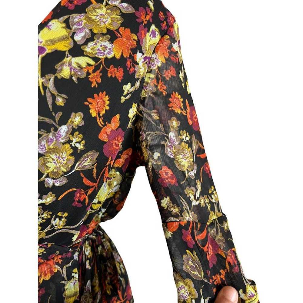 Target Basics Xhilaration | Floral Faux Wrap Dres… - image 7