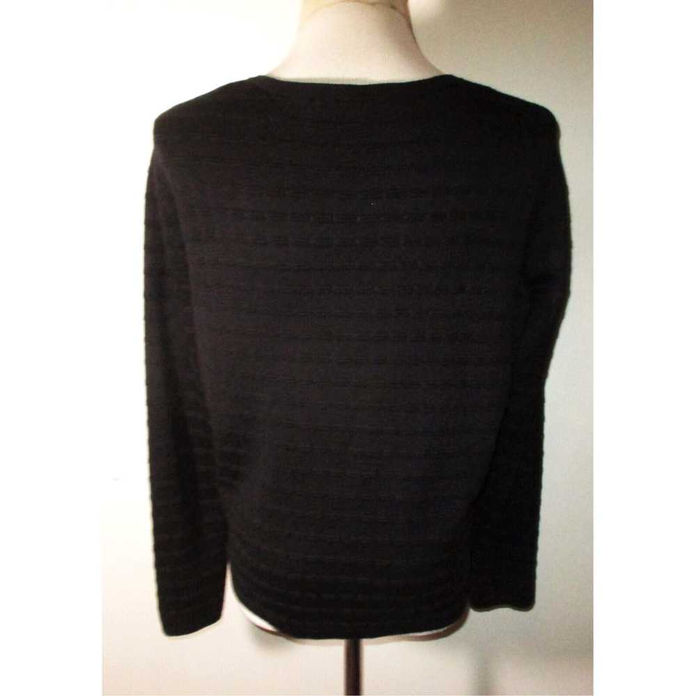 Brooks Brothers Luxurious Black Tight Knit Cardig… - image 5