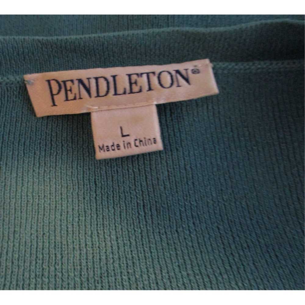 Pendleton Green Nylon Blend Stretch Top for Women… - image 5