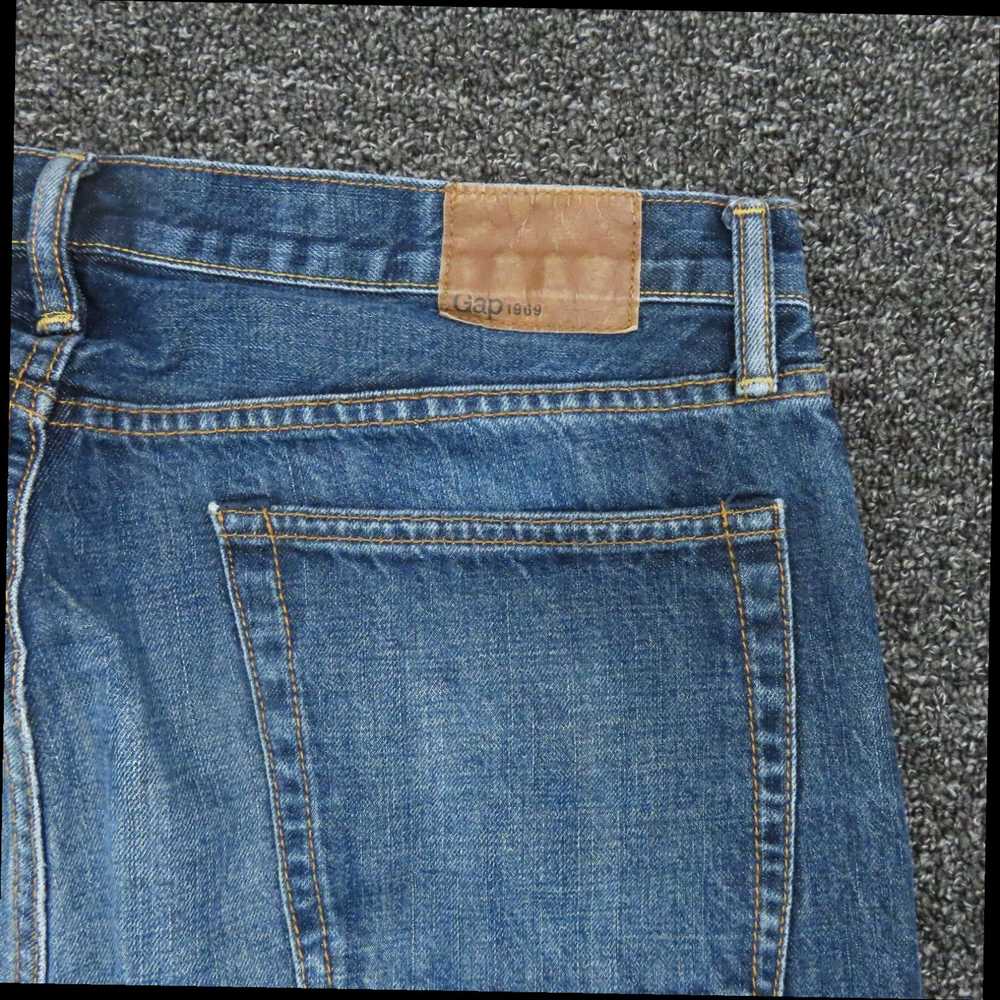 Gap Authentic Blue Denim Casual Mens Straight Cut… - image 7