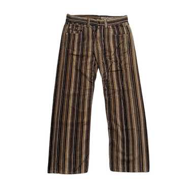 Japanese Brand Gowest japanese brand stripe multi… - image 1