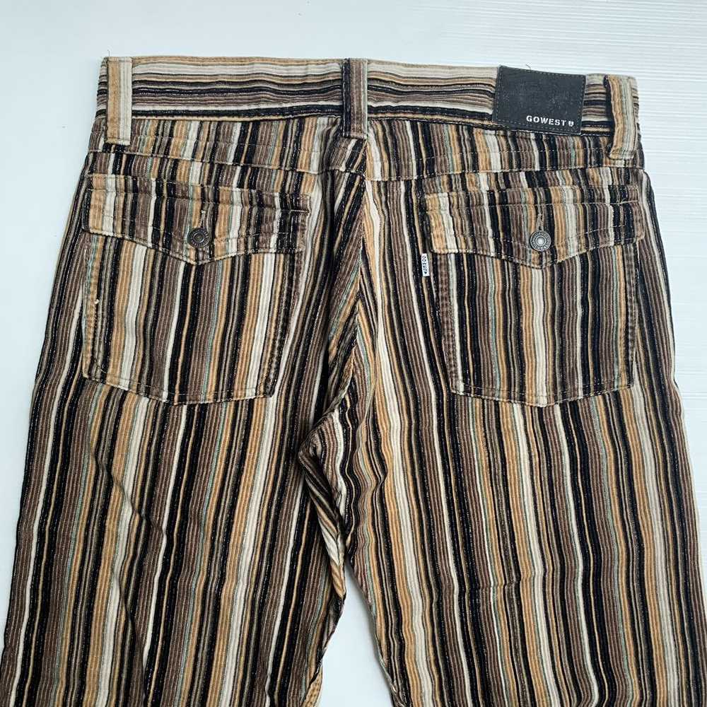 Japanese Brand Gowest japanese brand stripe multi… - image 3