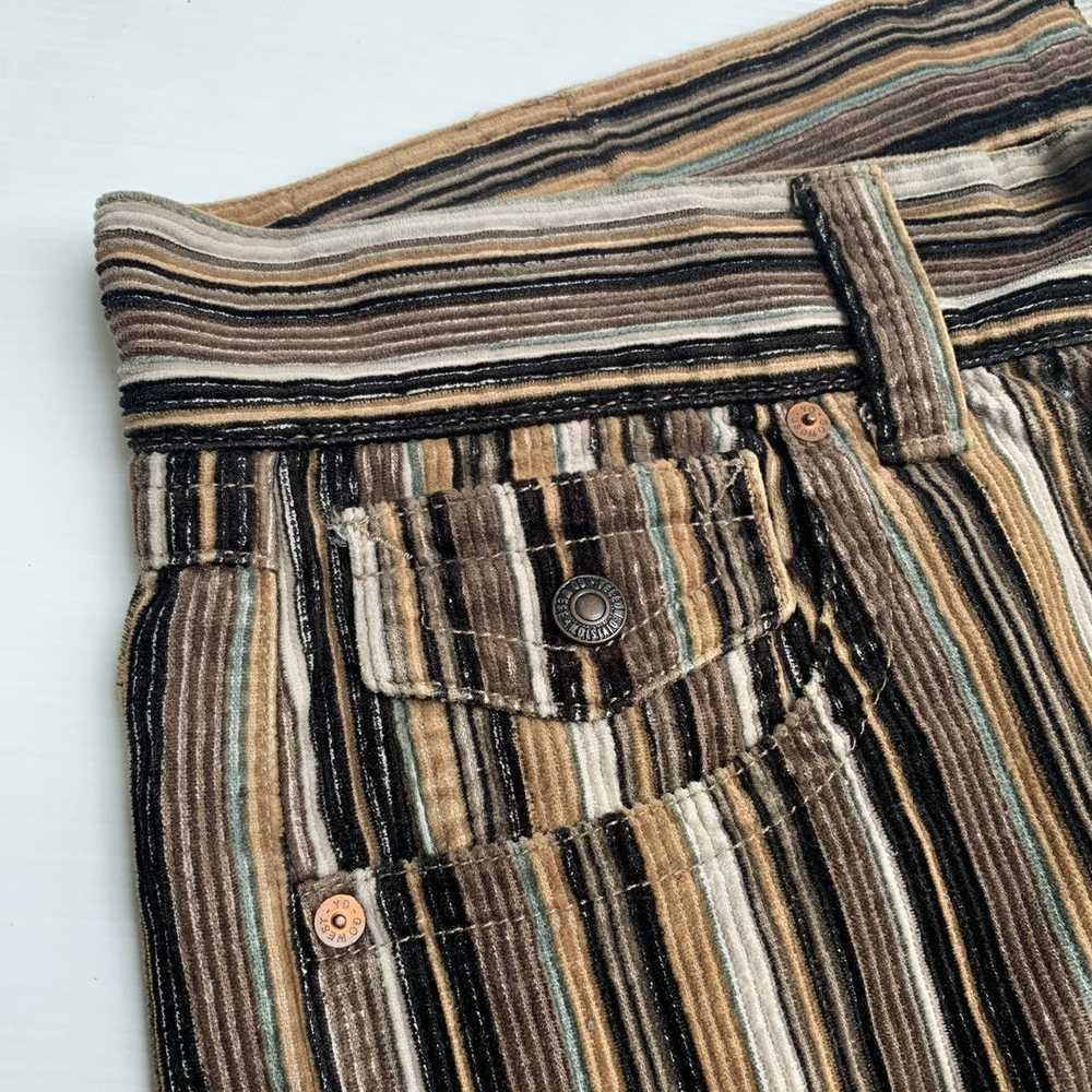 Japanese Brand Gowest japanese brand stripe multi… - image 7