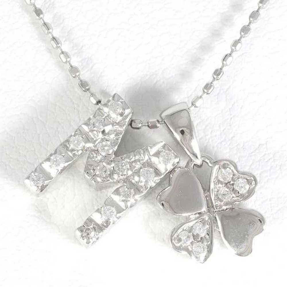 Other LuxUness Folli Follie K18WG Diamond Necklac… - image 1