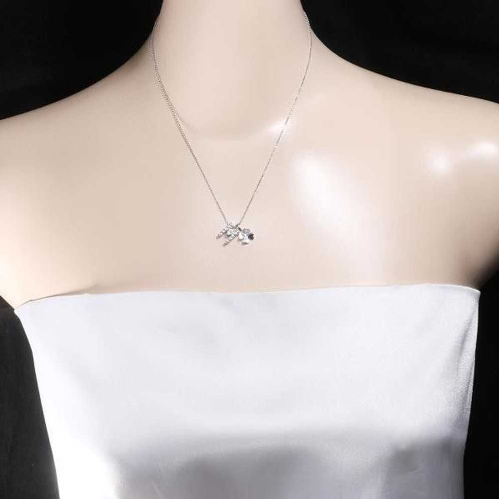 Other LuxUness Folli Follie K18WG Diamond Necklac… - image 3