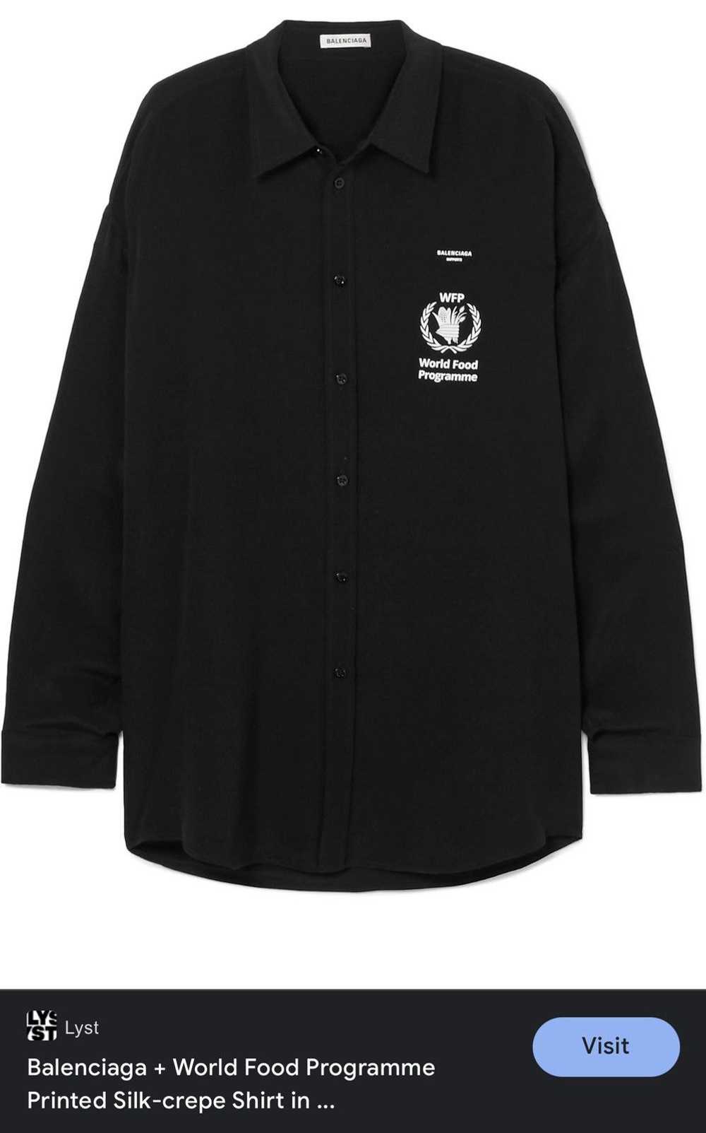 Balenciaga World Food Programme oversized shirt - image 10