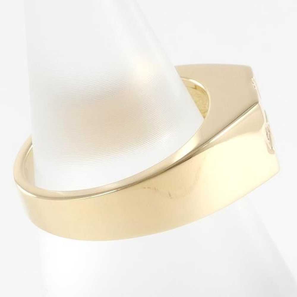 Other LuxUness K18 Yellow Gold Diamond Ring Metal… - image 2