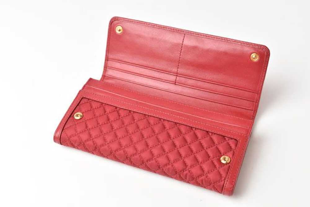 Prada Prada Prada Nylon Quilted Long Wallet 1M113… - image 12