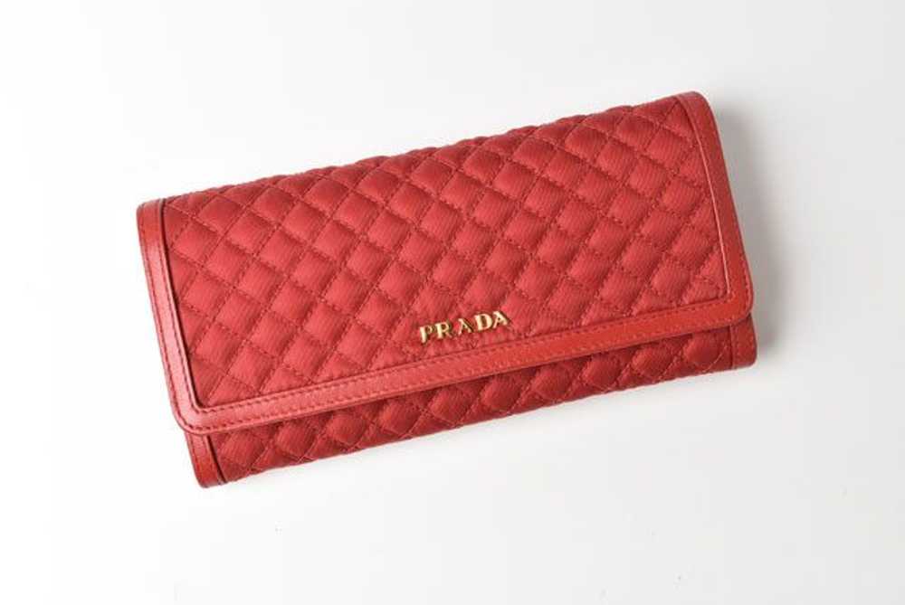 Prada Prada Prada Nylon Quilted Long Wallet 1M113… - image 2