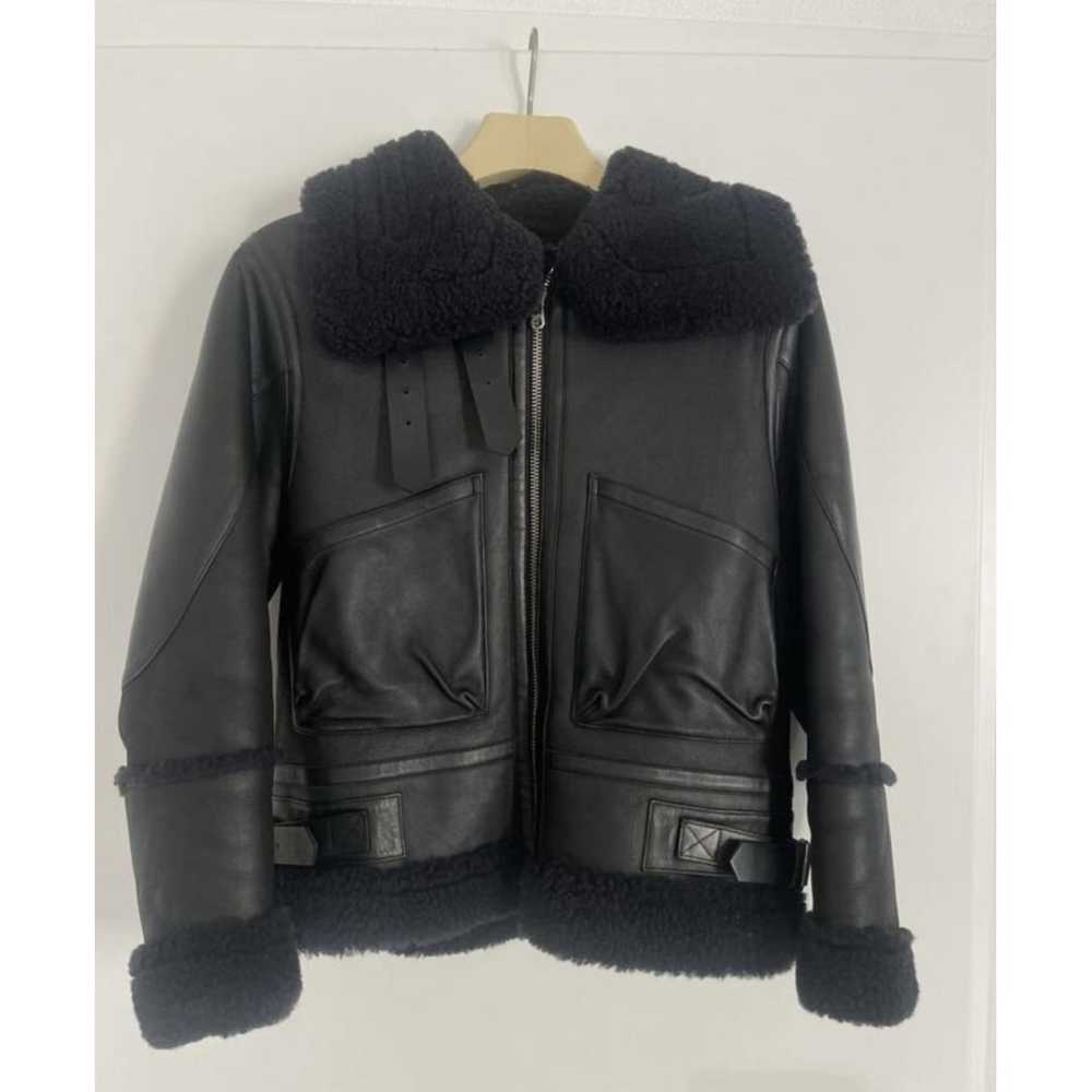 Sandro Leather biker jacket - image 6