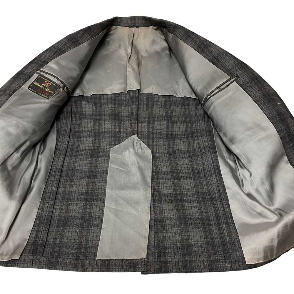 Other Vtg Hamilton House Gray Plaid Sport Coat MO… - image 5