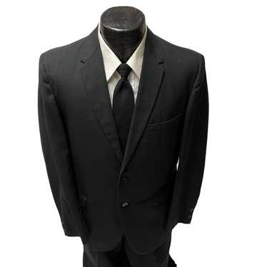 Other Vtg University Row BLACK Sport Coat ROCKABI… - image 1