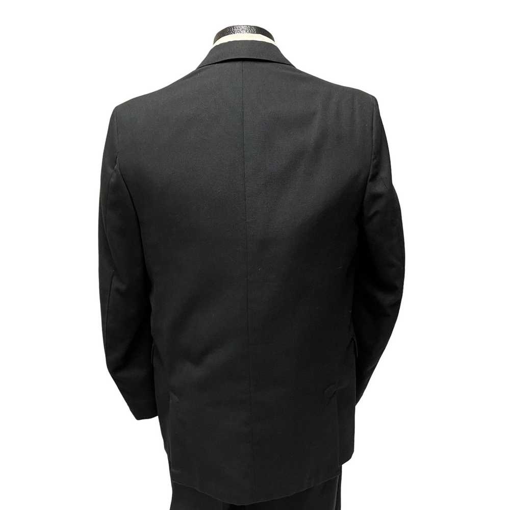 Other Vtg University Row BLACK Sport Coat ROCKABI… - image 3