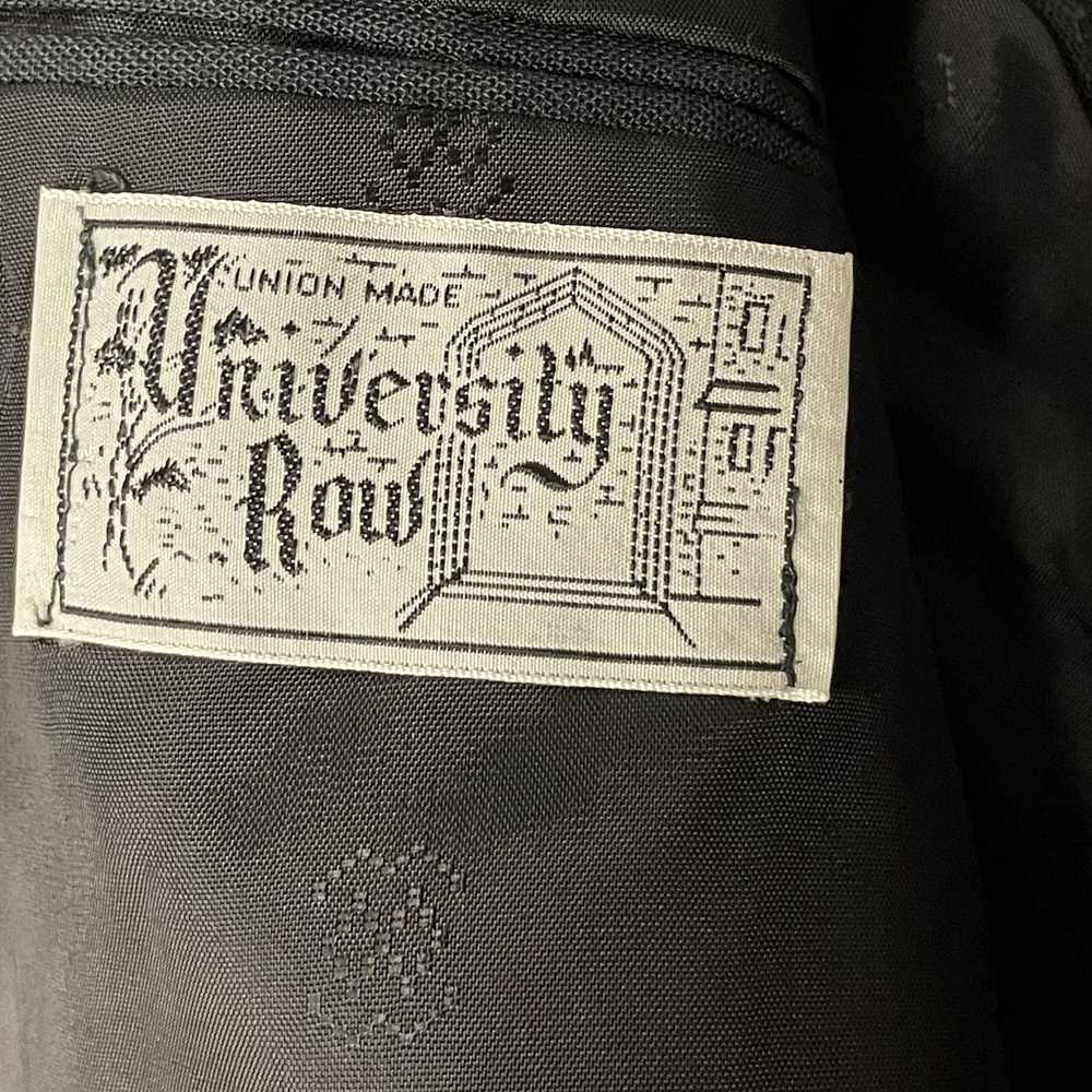 Other Vtg University Row BLACK Sport Coat ROCKABI… - image 5