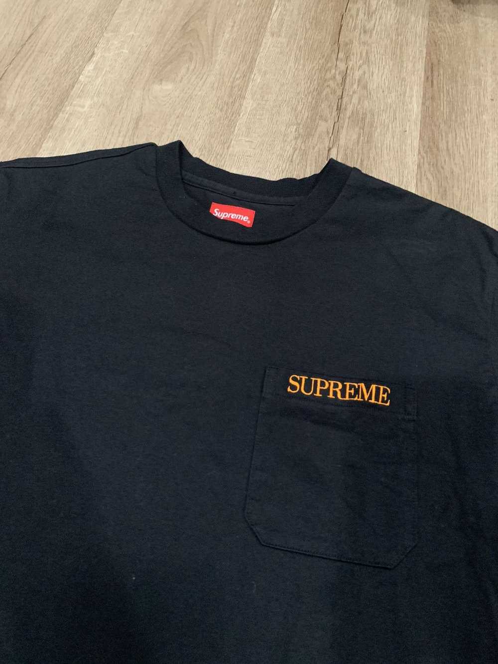 Streetwear × Supreme Supreme Embroidered Pocket B… - image 1