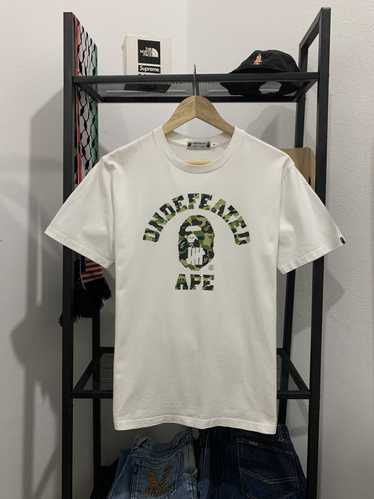 Bape Bape x undefeated College Tee - image 1