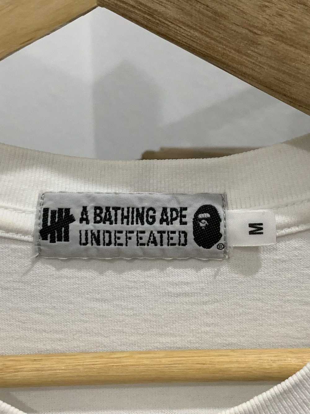 Bape Bape x undefeated College Tee - image 5