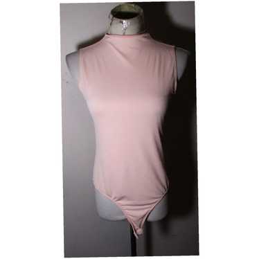 Vintage Peach Stretch Sleeveless Body Top for Wom… - image 1