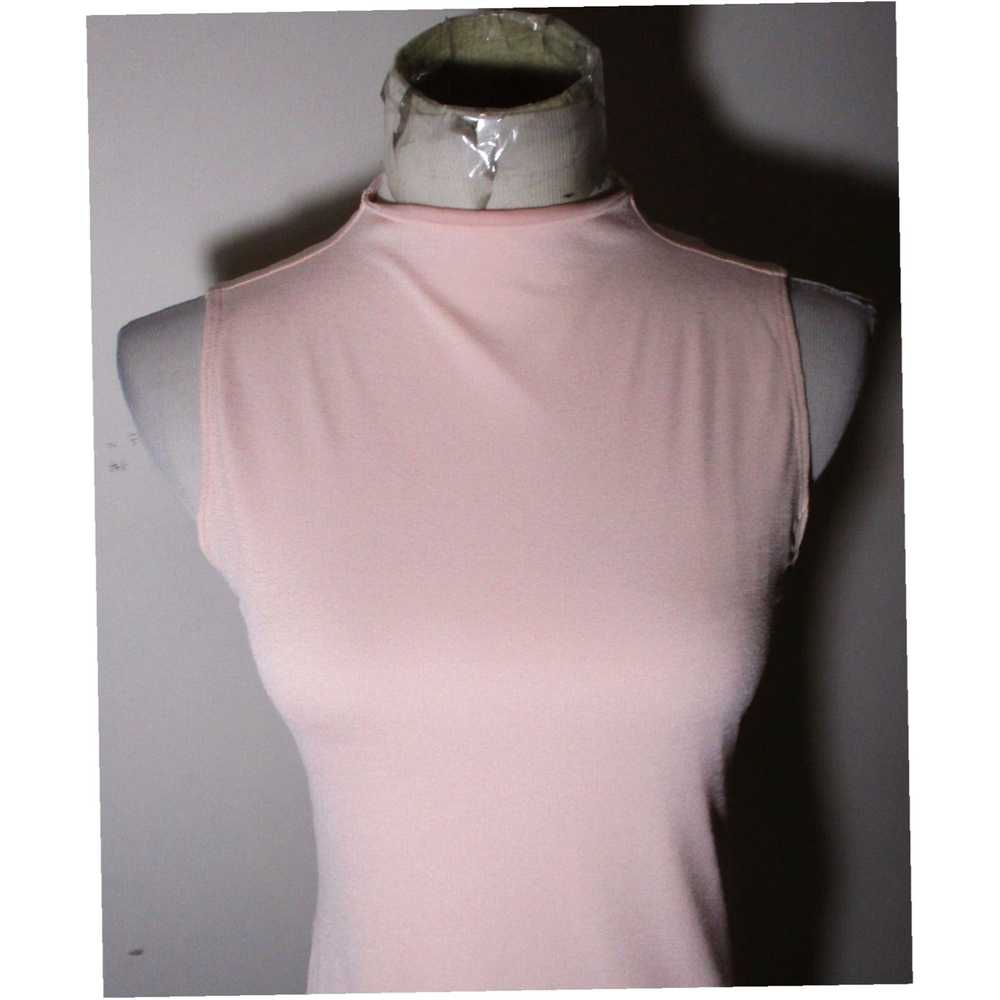 Vintage Peach Stretch Sleeveless Body Top for Wom… - image 2