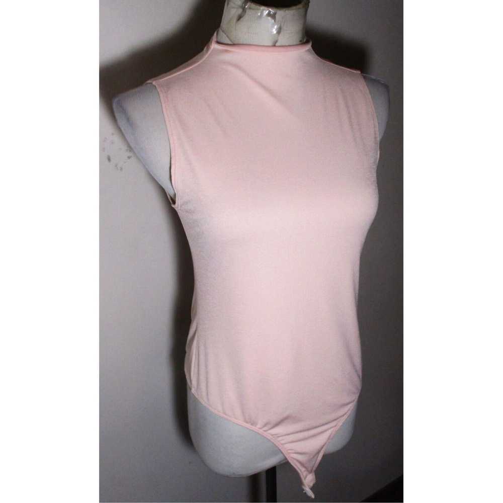 Vintage Peach Stretch Sleeveless Body Top for Wom… - image 3