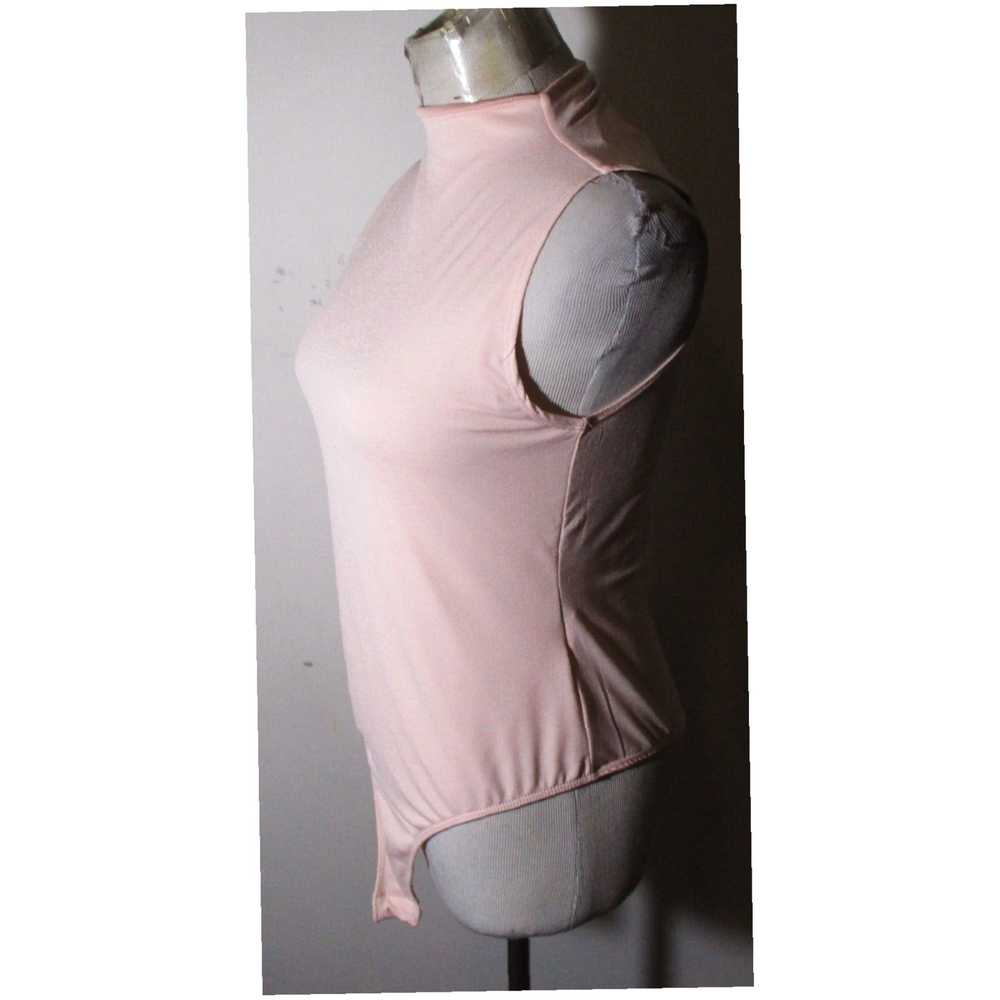 Vintage Peach Stretch Sleeveless Body Top for Wom… - image 4