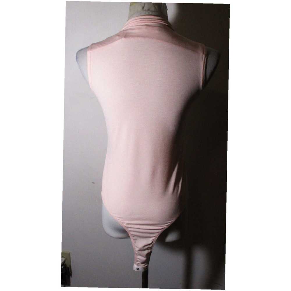 Vintage Peach Stretch Sleeveless Body Top for Wom… - image 5