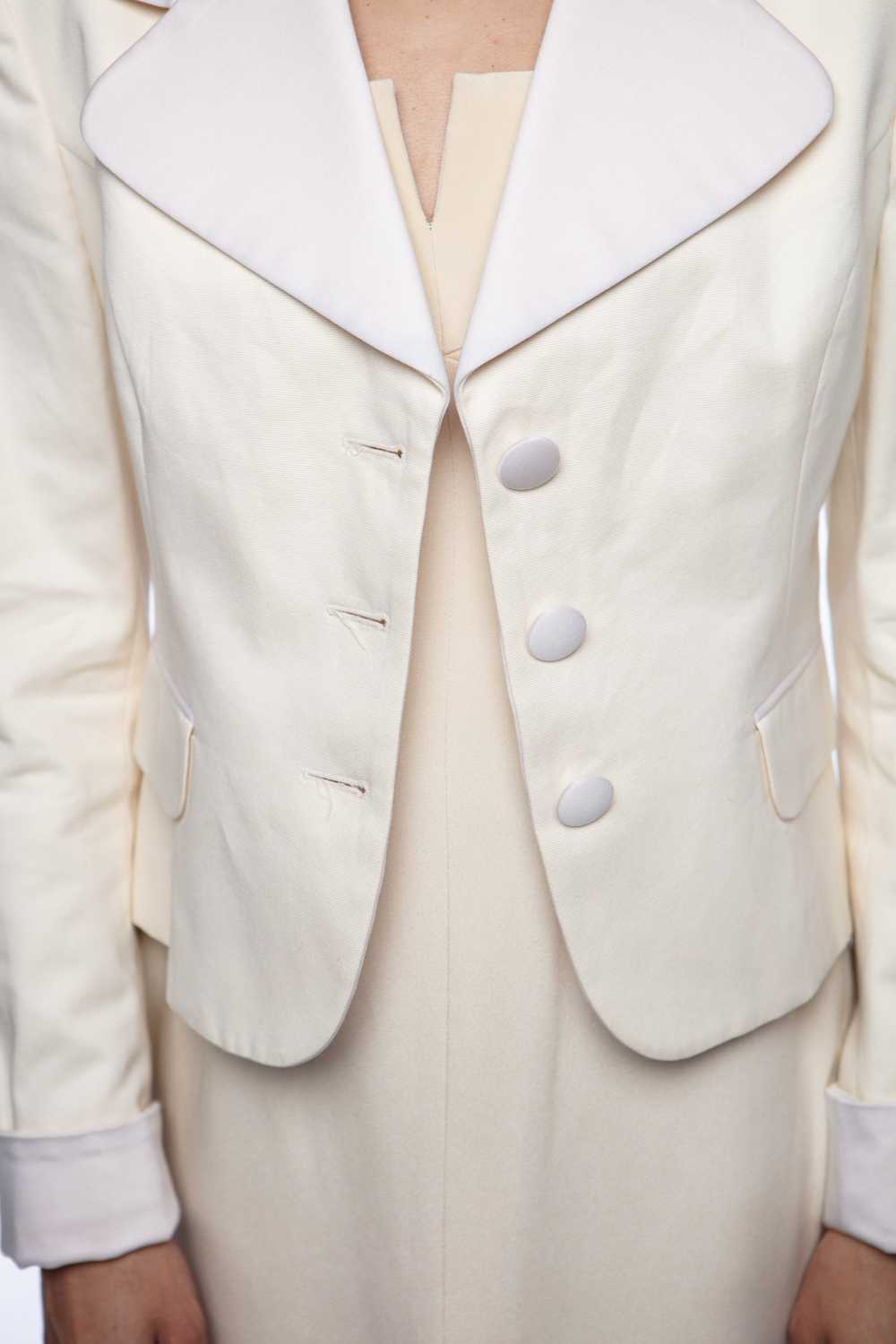 Valentino ivory blazer with satin detailing - image 6