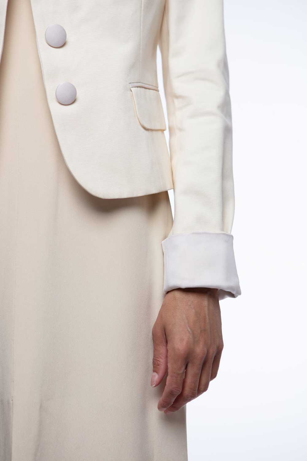 Valentino ivory blazer with satin detailing - image 7