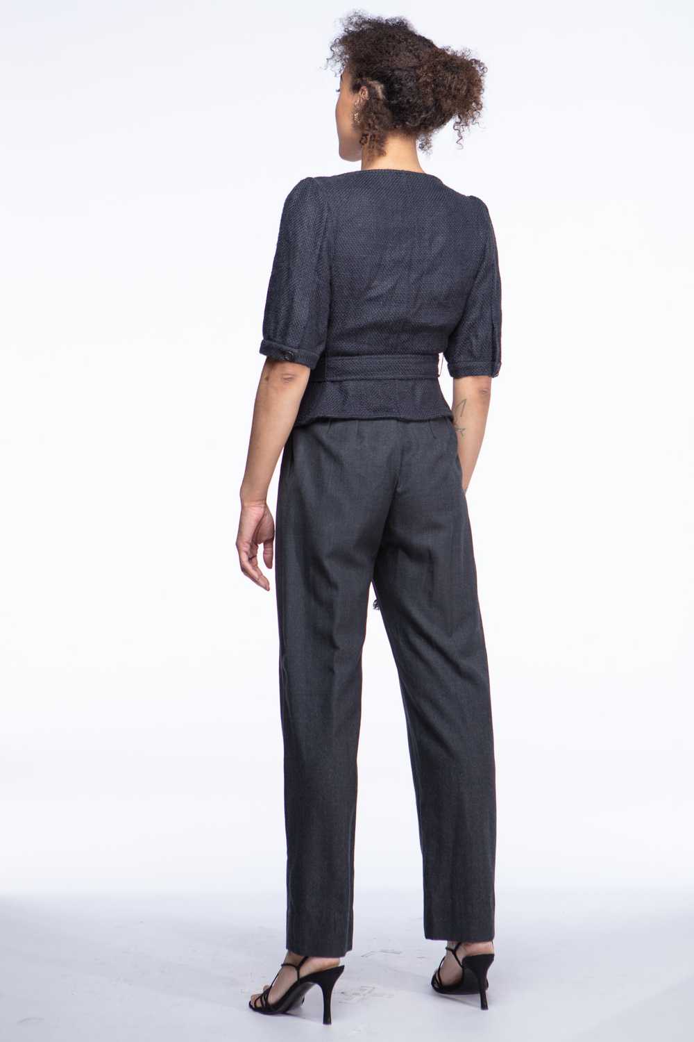 VIP【送料関税込】SAINT LAURENT WOOL TROUSERS Saint Laurent virgin-wool Trousers | Black | FARFETCH