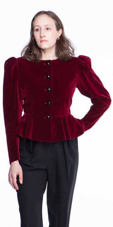 Yves Saint Laurent velvet jacket