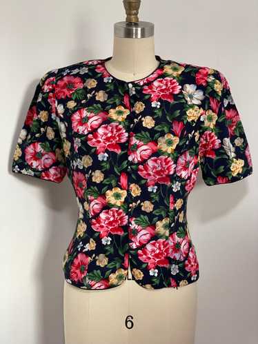 80s Maggy London Blouse (Medium)