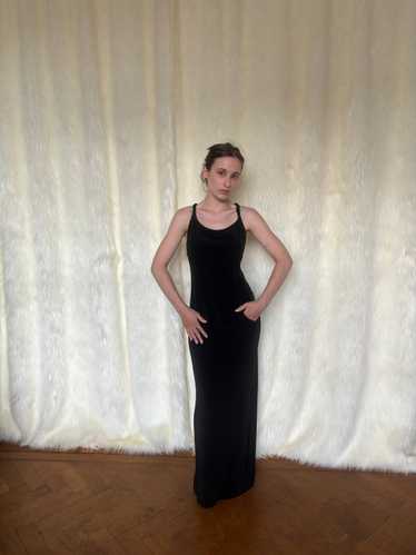 EMPORIO ARMANI SILK MAXI DRESS