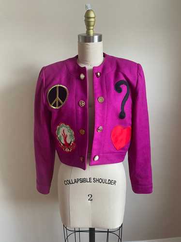 1990’s | Jayna | Fuchsia Novelry Blazer