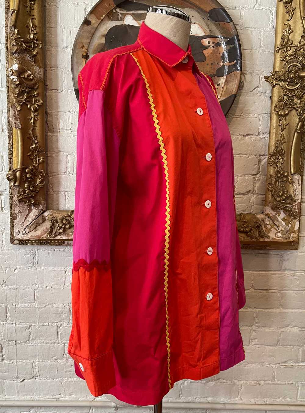 Todd Oldham | Color Block Button Down - image 3