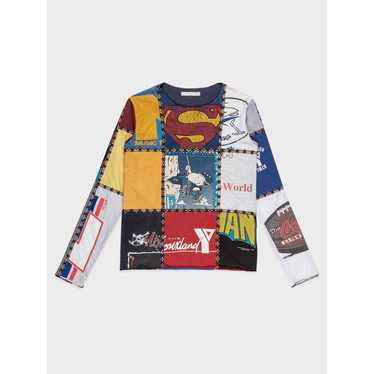 AW02 Patchwork Long Sleeve T-Shirt - image 1