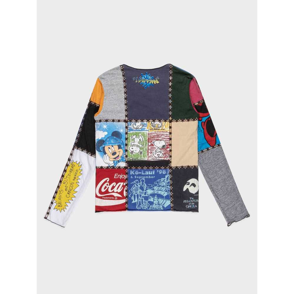 AW02 Patchwork Long Sleeve T-Shirt - image 2