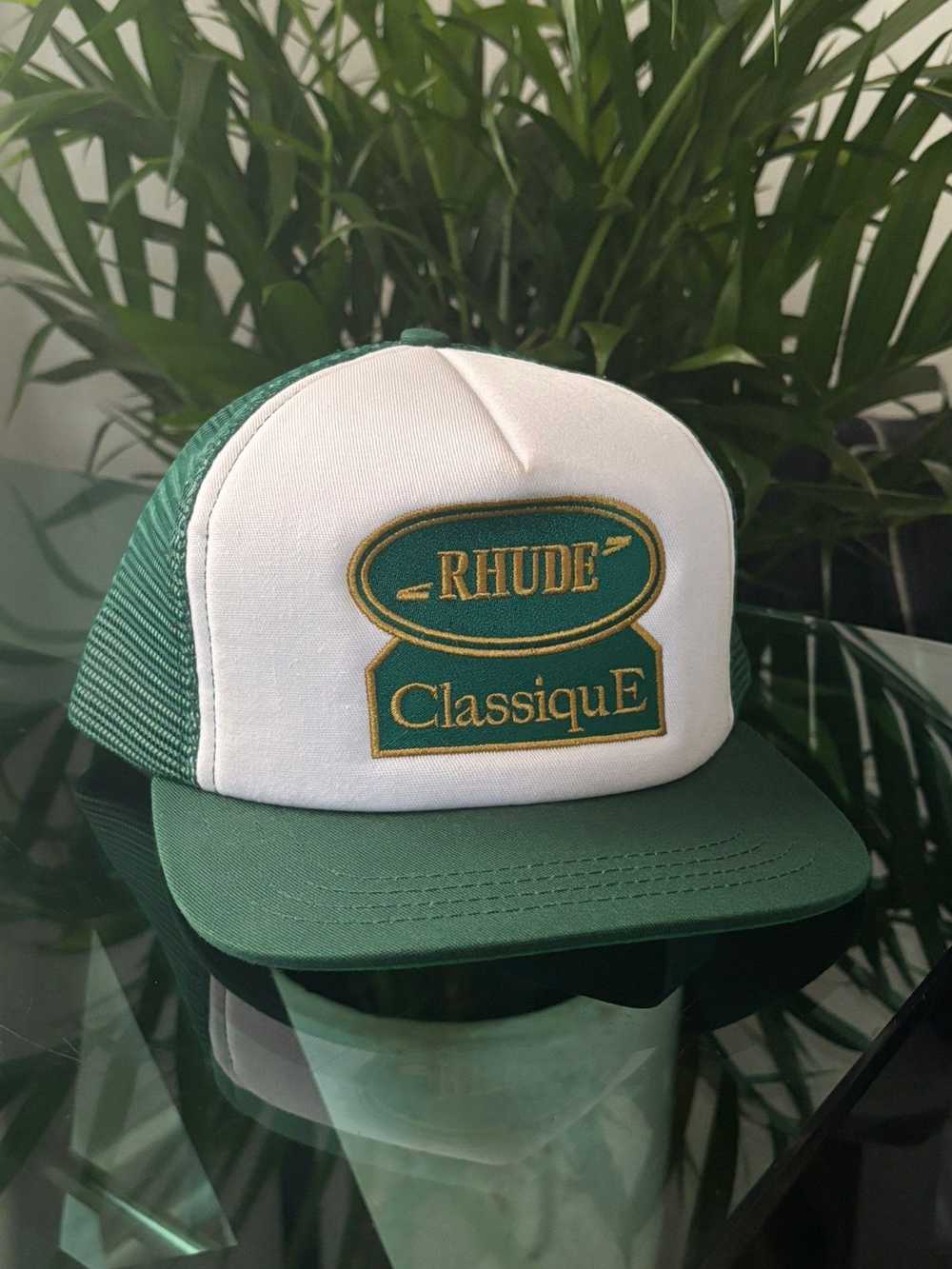 RHUDE “CLASSIQUE” GREEN HAT - image 1