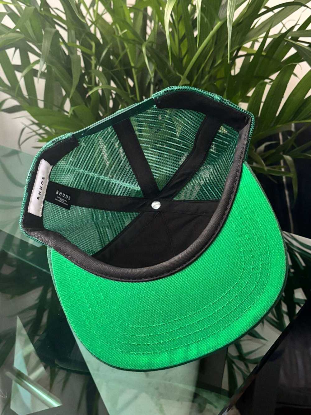 RHUDE “CLASSIQUE” GREEN HAT - image 8