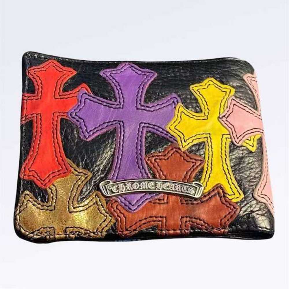 Chrome Hearts Multicolor Cross Patch Bifold Wallet - image 2