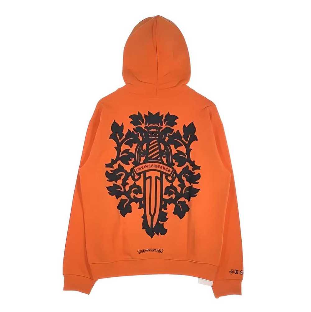 Chrome Hearts Vine Dagger Hoodie Orange/Black - image 2