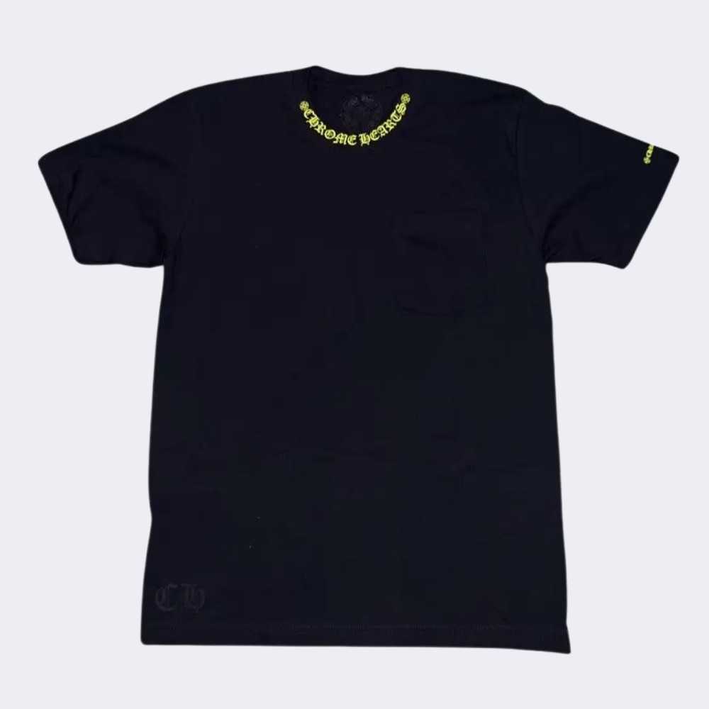 Chrome Hearts Acid Green Yellow Neon Neck Logo Bl… - image 1