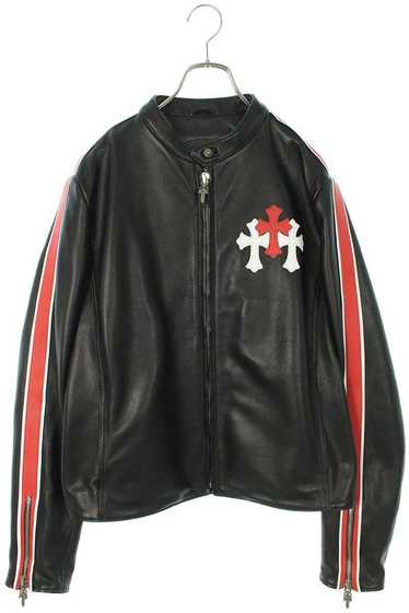 Chrome Hearts Single Riders Leather Jacket