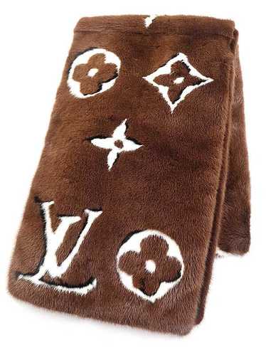 Louis Vuitton Brown Mink Scarf