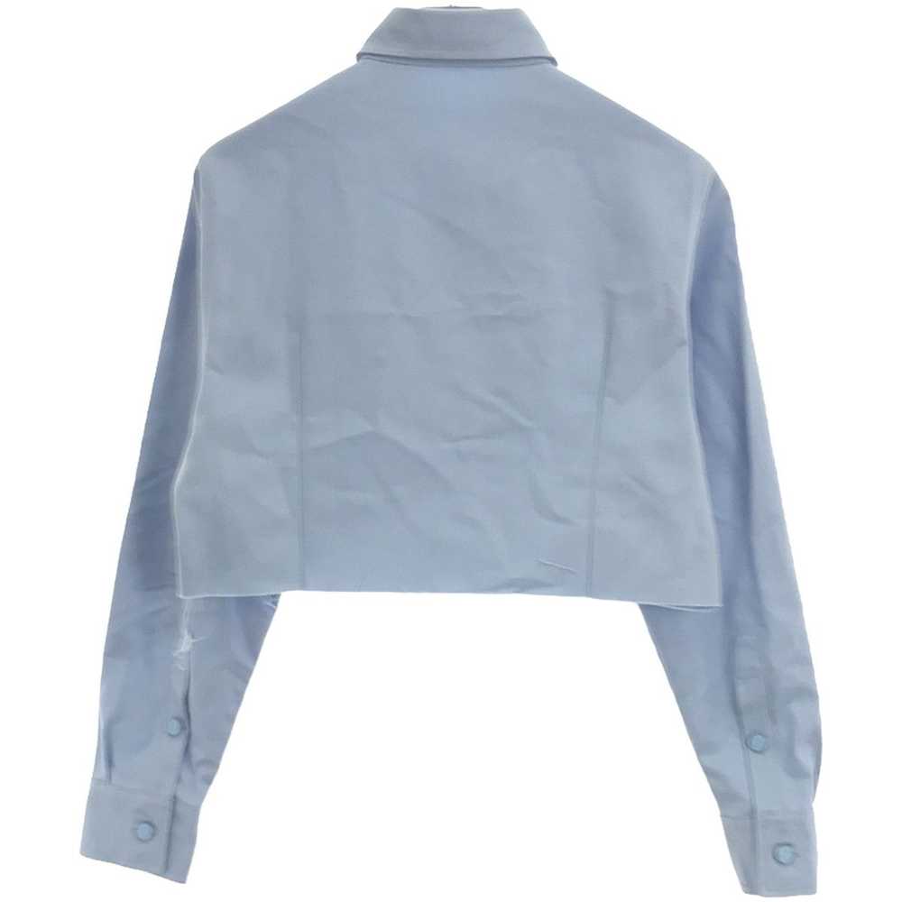 Raf Simons RS Patch Cropped Denim Shirt - image 2