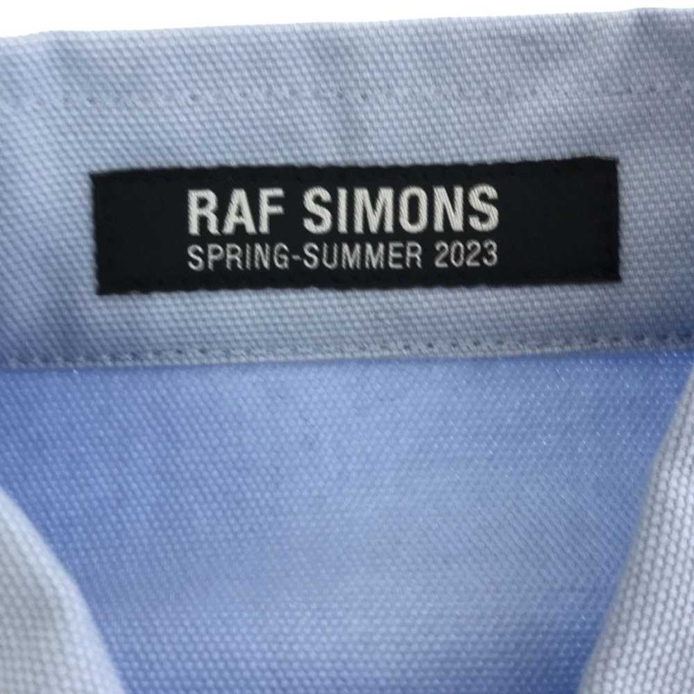 Raf Simons RS Patch Cropped Denim Shirt - image 3