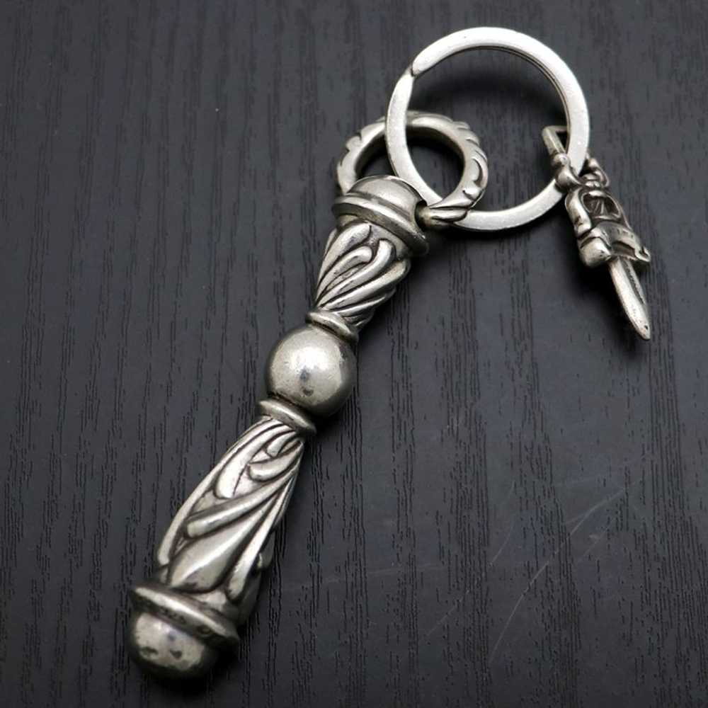 Chrome Hearts Campana and Dagger Key Ring - image 1