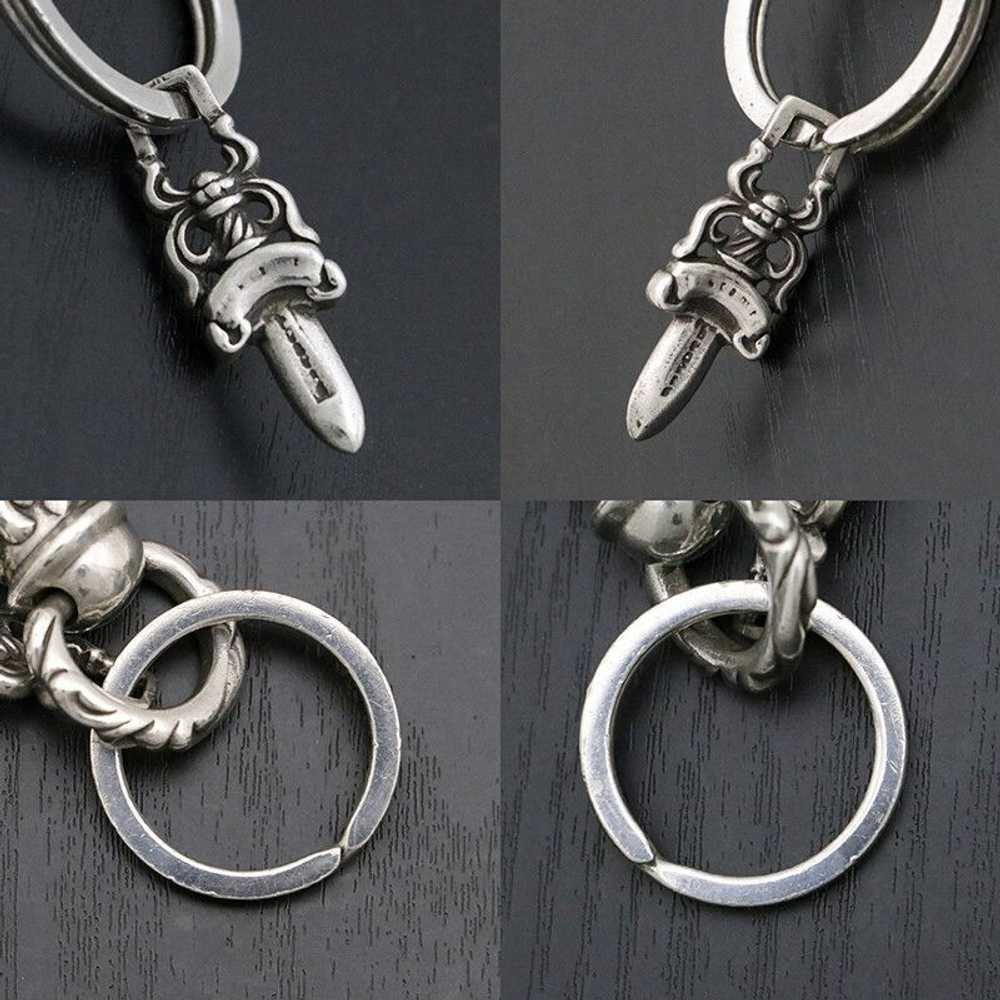 Chrome Hearts Campana and Dagger Key Ring - image 3