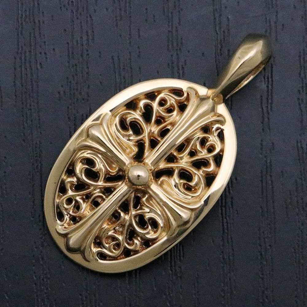 Chrome Hearts Classic Oval Cross Pendant - image 1